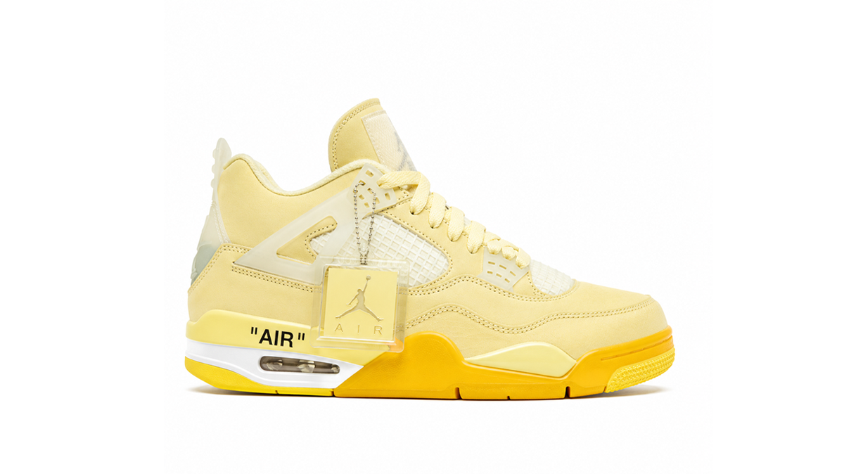 Nike Jordan 4 Canary Yellow